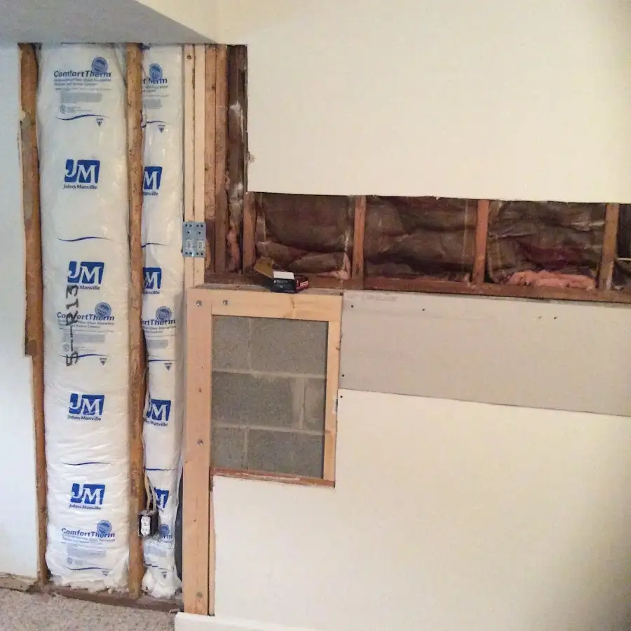Wall insulation replacement during Odor Removal & Deodorization in Pemberton